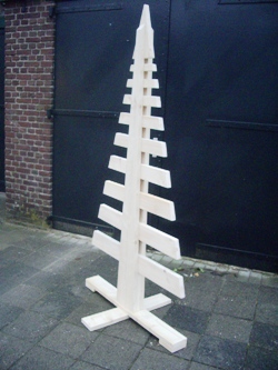 Kerstboom van steigerhout